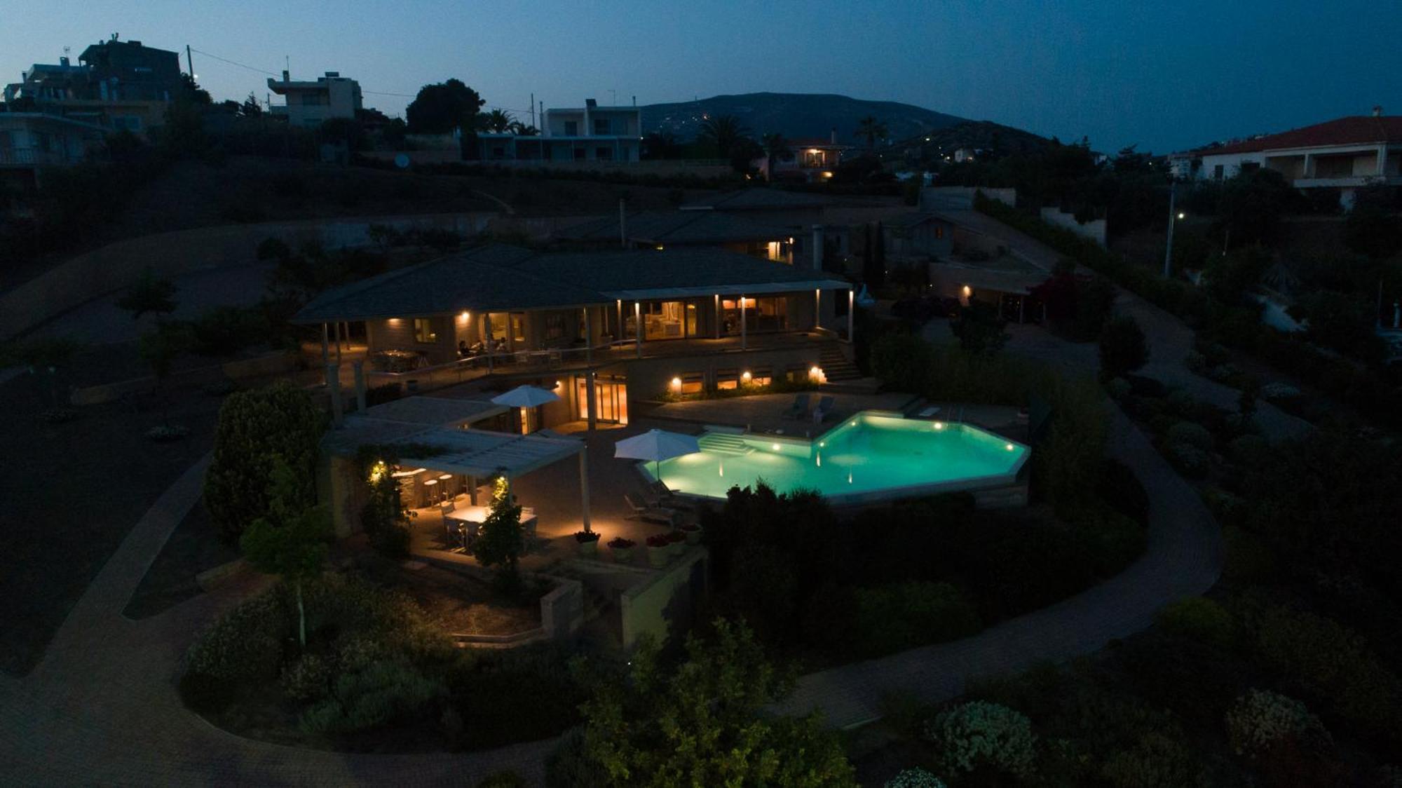 Lyciponon Villa Anavyssos Bagian luar foto